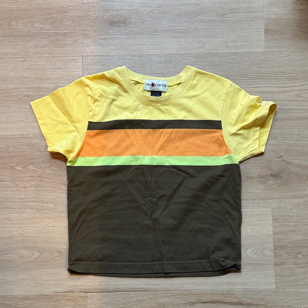 The Limited Yellow, Orange, and Brown Kids Tee